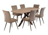 Jade Table with Murano Chairs - set